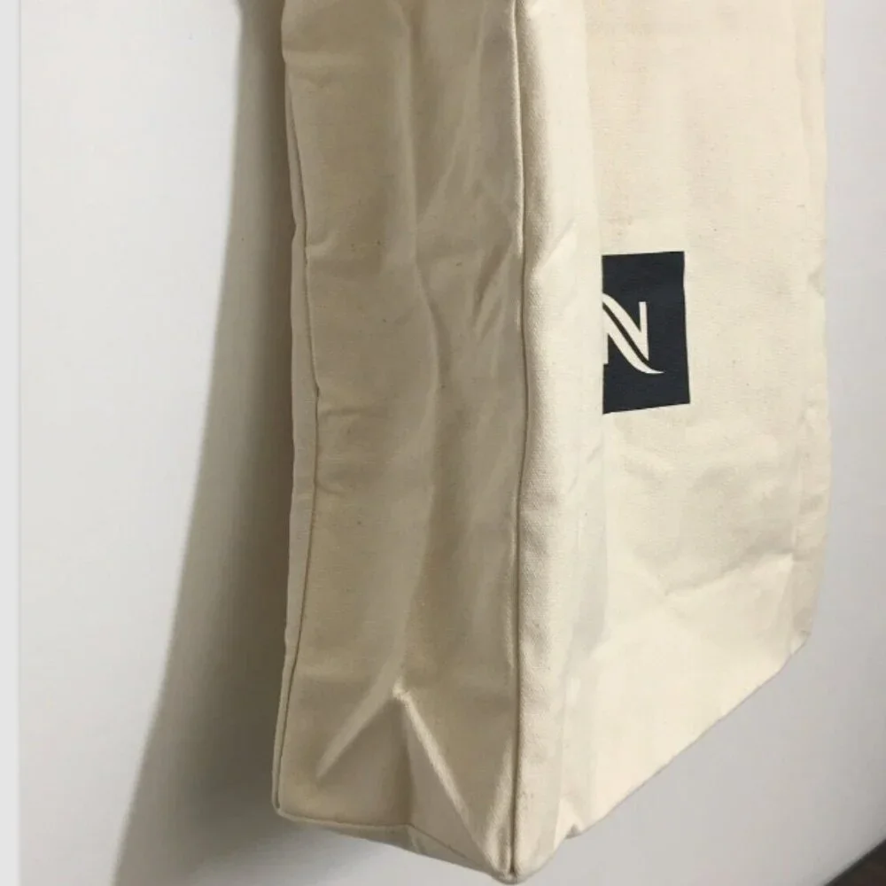 Nespresso Upcycled Canvas Tote Bag Cream